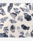 Blue White Irregular Marble Mosaic Panels | ML-OT050 丨Mosaic Large Aggregate Terrazzo