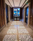 White Marble Aggregate Mosaic Panels | ML-OT039 丨Mosaic Large Aggregate Terrazzo