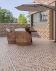 Handcrafted Red Marble Aggregate Flooring | ML-OT012 丨Mosaic Large Aggregate Terrazzo