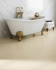 Matte yellow stone terrazzo tiles for elegant terrace and balcony floors
