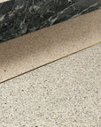 Textured grey stone terrazzo tiles for a stylish and modern interior flooring