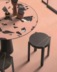 Handcrafted Black Irregular Marble Aggregate Panels | ML-OT088 丨Mosaic Large Aggregate Terrazzo