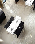 Blue White Marble Aggregate Mosaic Panels | ML-OT049 丨Mosaic Large Aggregate Terrazzo