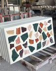Handcrafted 5-Color Marble Aggregate Flooring | ML-OT020 丨Mosaic Large Aggregate Terrazzo