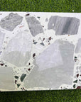 Handcrafted Irregular White Gray Marble Aggregate Panels | ML-OT079 丨Mosaic Large Aggregate Terrazzo