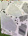 Handcrafted Irregular White Gray Marble Aggregate Panels | ML-OT079 丨Mosaic Large Aggregate Terrazzo