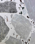 Handcrafted Irregular White Gray Marble Aggregate Panels | ML-OT079 丨Mosaic Large Aggregate Terrazzo
