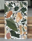 Handcrafted Green Yellow Irregular Marble Aggregate Panels | ML-OT081 丨Mosaic Large Aggregate Terrazzo
