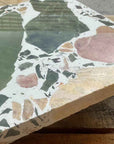 Handcrafted Green Yellow Irregular Marble Aggregate Panels | ML-OT081 丨Mosaic Large Aggregate Terrazzo