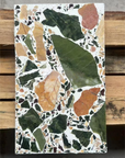 Handcrafted Green Yellow Irregular Marble Aggregate Panels | ML-OT081 丨Mosaic Large Aggregate Terrazzo