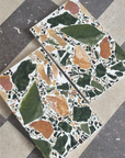 Handcrafted Green Yellow Irregular Marble Aggregate Panels | ML-OT081 丨Mosaic Large Aggregate Terrazzo