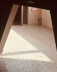 Handcrafted Red Brick Aggregate Flooring | ML-OT078 丨Mosaic Large Aggregate Terrazzo