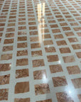Handcrafted Red Marble Aggregate Flooring | ML-OT012 丨Mosaic Large Aggregate Terrazzo