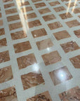 Handcrafted Red Marble Aggregate Flooring | ML-OT012 丨Mosaic Large Aggregate Terrazzo