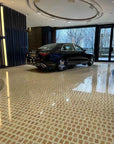 Handcrafted Red Marble Aggregate Flooring | ML-OT012 丨Mosaic Large Aggregate Terrazzo