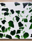 Green Irregular Glass Marble Panels | ML-075 丨Mosaic Large Aggregate Terrazzo