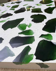 Green Irregular Glass Marble Panels | ML-075 丨Mosaic Large Aggregate Terrazzo