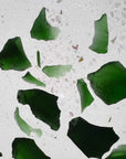 Green Irregular Glass Marble Panels | ML-075 丨Mosaic Large Aggregate Terrazzo