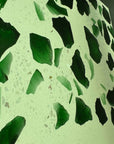Green Irregular Glass Marble Panels | ML-075 丨Mosaic Large Aggregate Terrazzo
