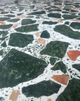Handcrafted Green Yellow Irregular Marble Aggregate Panels | ML-OT081 丨Mosaic Large Aggregate Terrazzo