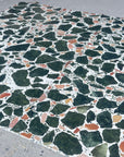 Handcrafted Green Yellow Irregular Marble Aggregate Panels | ML-OT081 丨Mosaic Large Aggregate Terrazzo