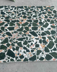 Handcrafted Green Yellow Irregular Marble Aggregate Panels | ML-OT081 丨Mosaic Large Aggregate Terrazzo
