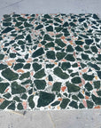 Handcrafted Green Yellow Irregular Marble Aggregate Panels | ML-OT081 丨Mosaic Large Aggregate Terrazzo