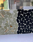 Dual-Layer Black White Marble Panels | ML-OT072 丨Mosaic Large Aggregate Terrazzo
