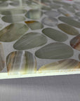 Dual-Layer Black White Marble Panels | ML-OT072 丨Mosaic Large Aggregate Terrazzo