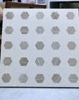 Hexagonal Woodgrain Marble Mosaic Panels | ML-OT056 丨Mosaic Large Aggregate Terrazzo