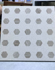 Hexagonal Woodgrain Marble Mosaic Panels | ML-OT056 丨Mosaic Large Aggregate Terrazzo