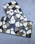 Black & Tri-Color Marble Mosaic Panels | ML-OT058 丨Mosaic Large Aggregate Terrazzo