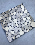 Black White Gray Marble Mosaic Panels | ML-OT071 丨Mosaic Large Aggregate Terrazzo