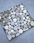 Black White Gray Marble Mosaic Panels | ML-OT071 丨Mosaic Large Aggregate Terrazzo
