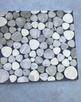 Black White Gray Marble Mosaic Panels | ML-OT071 丨Mosaic Large Aggregate Terrazzo