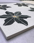 Handcrafted Maple Leaf Gray Marble Mosaic Panels | ML-OT070 丨Mosaic Large Aggregate Terrazzo