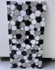 Handcrafted Black White Gray Marble Mosaic Panels | ML-OT069 丨Mosaic Large Aggregate Terrazzo