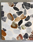 Elliptical Multi-Colored Marble Mosaic Panels | ML-OT064 丨Mosaic Large Aggregate Terrazzo