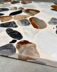 Elliptical Multi-Colored Marble Mosaic Panels | ML-OT064 丨Mosaic Large Aggregate Terrazzo