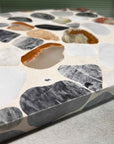 Elliptical Multi-Colored Marble Mosaic Panels | ML-OT064 丨Mosaic Large Aggregate Terrazzo