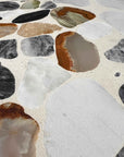 Elliptical Multi-Colored Marble Mosaic Panels | ML-OT064 丨Mosaic Large Aggregate Terrazzo