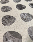 Dripping Gray Marble Mosaic Panels | ML-OT061 丨Mosaic Large Aggregate Terrazzo