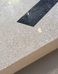 Green Marble Strip Mosaic Panels | ML-OT059 丨Mosaic Large Aggregate Terrazzo