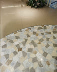 Warm White & Yellow Marble Mosaic Floors | ML-OT023 丨Mosaic Large Aggregate Terrazzo