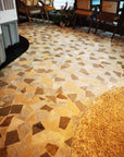 Warm White & Yellow Marble Mosaic Floors | ML-OT023 丨Mosaic Large Aggregate Terrazzo