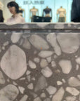 White Marble Irregular Aggregate Mosaic Panels | ML-OT053 丨Mosaic Large Aggregate Terrazzo