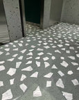 White Irregular Marble Aggregate Mosaic Panels | ML-OT042 丨Mosaic Large Aggregate Terrazzo