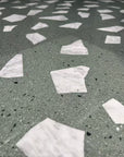 White Irregular Marble Aggregate Mosaic Panels | ML-OT042 丨Mosaic Large Aggregate Terrazzo