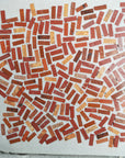 Handmade Long Red Brick Aggregate Mosaic Panels | ML-OT033 丨Mosaic Large Aggregate Terrazzo