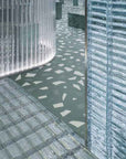 Handcrafted White Irregular Marble Flooring | ML-OT082 丨Mosaic Large Aggregate Terrazzo